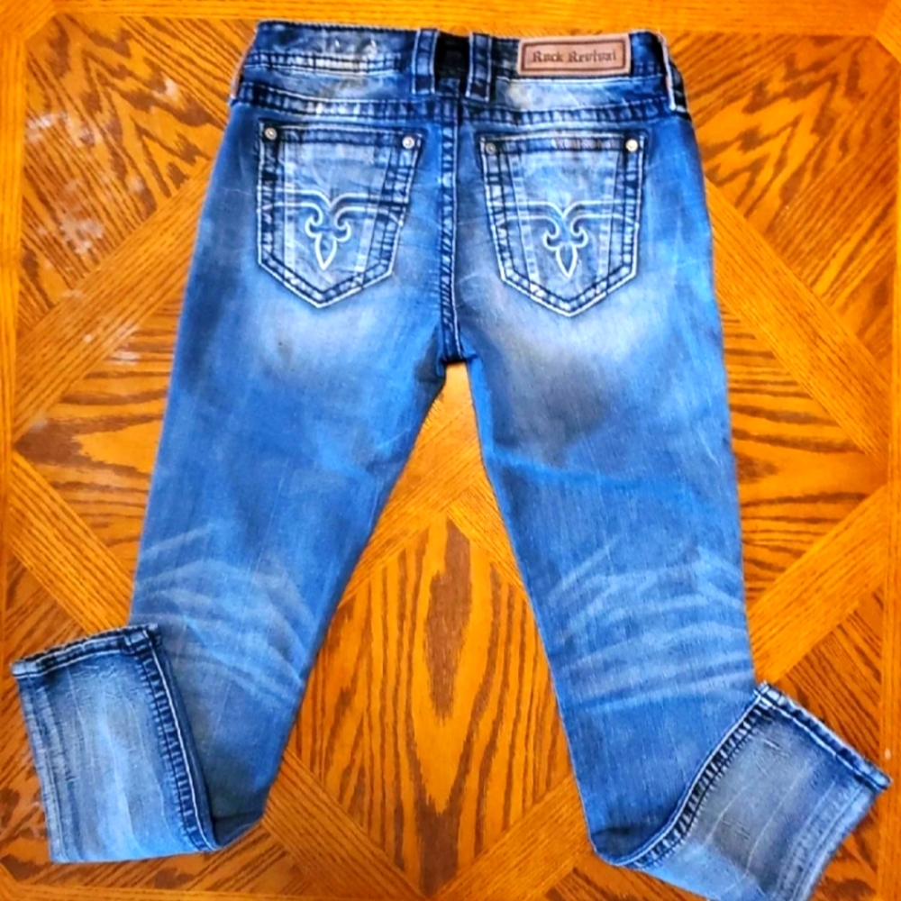 Rock revival womans jeans. Moon, skinny.